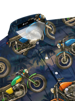 men's tropical shirt side view