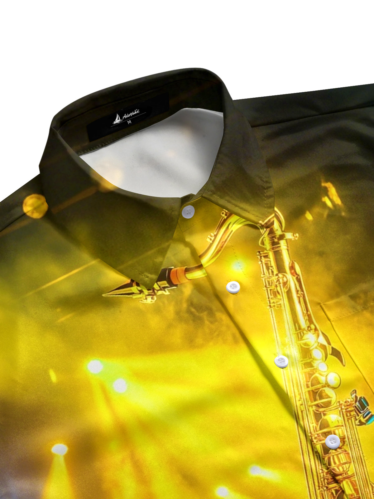 men's short sleeve shirt side view
