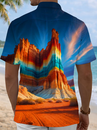 men's pocket shirt back view