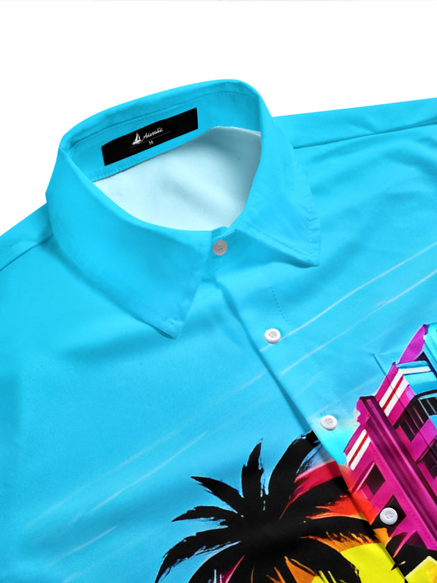 men's tropical shirt side view