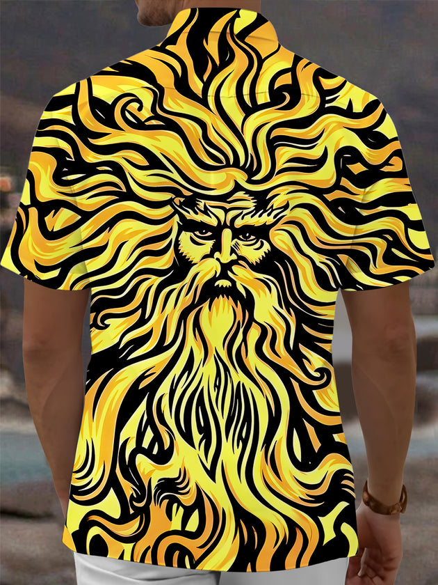 men's pocket shirt back view