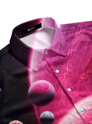 men's short sleeve shirt side view