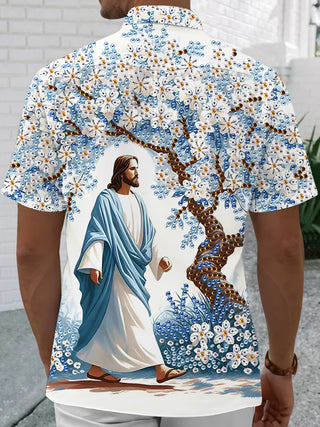 men's pocket shirt back view