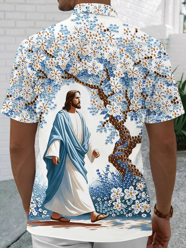 men's pocket shirt back view
