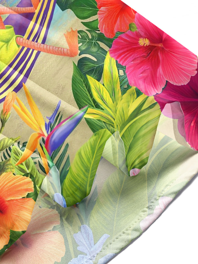 men's Hawaiian shirt tropical beach vacation