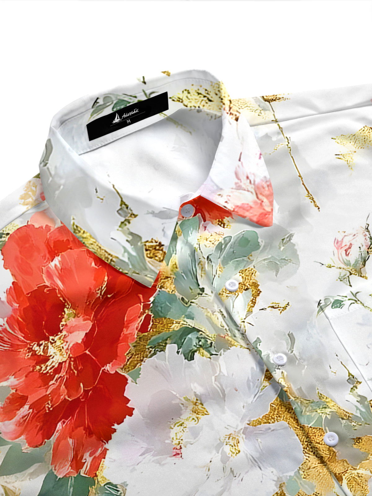 men's tropical shirt side view
