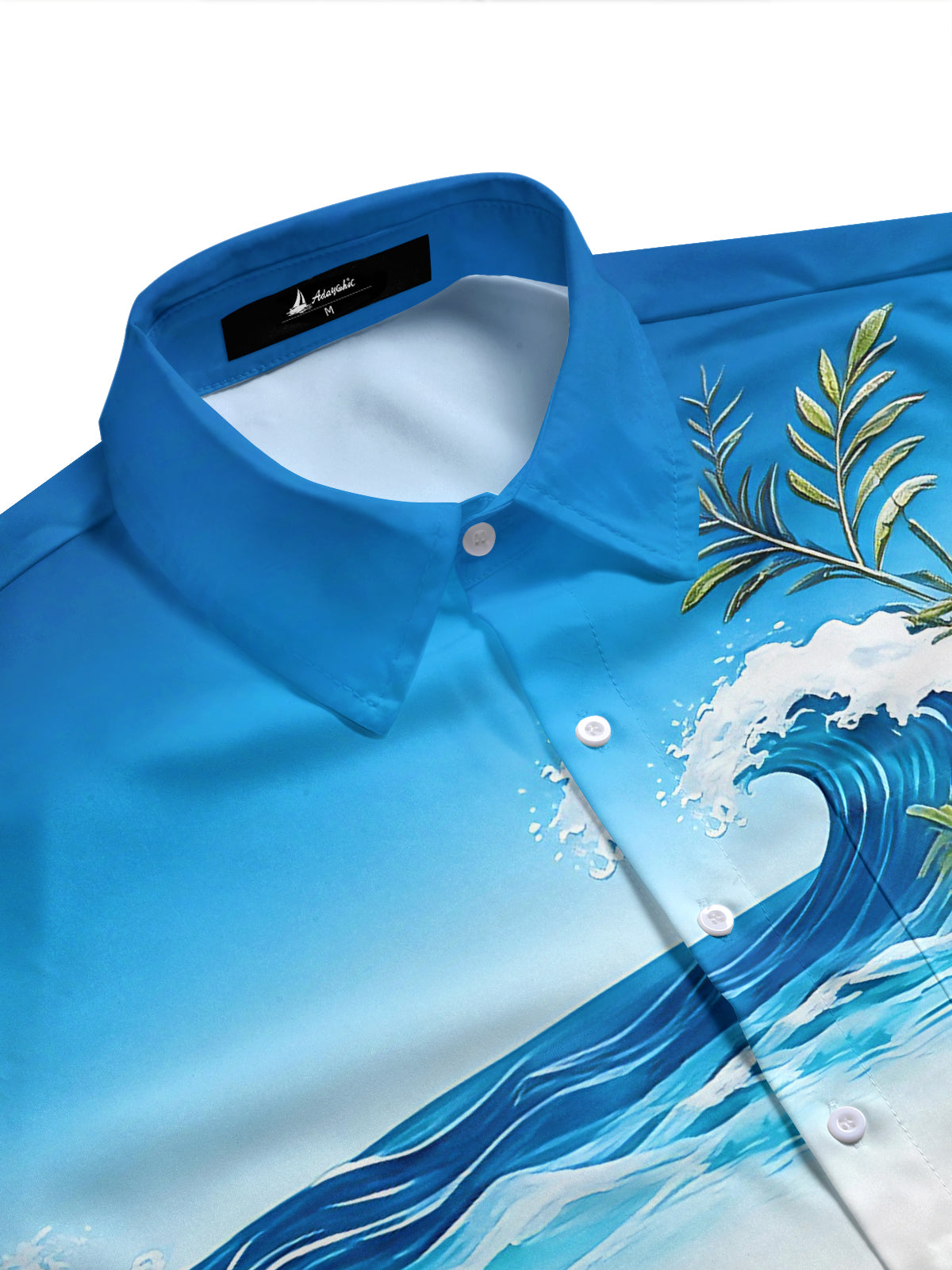 men's tropical shirt side view