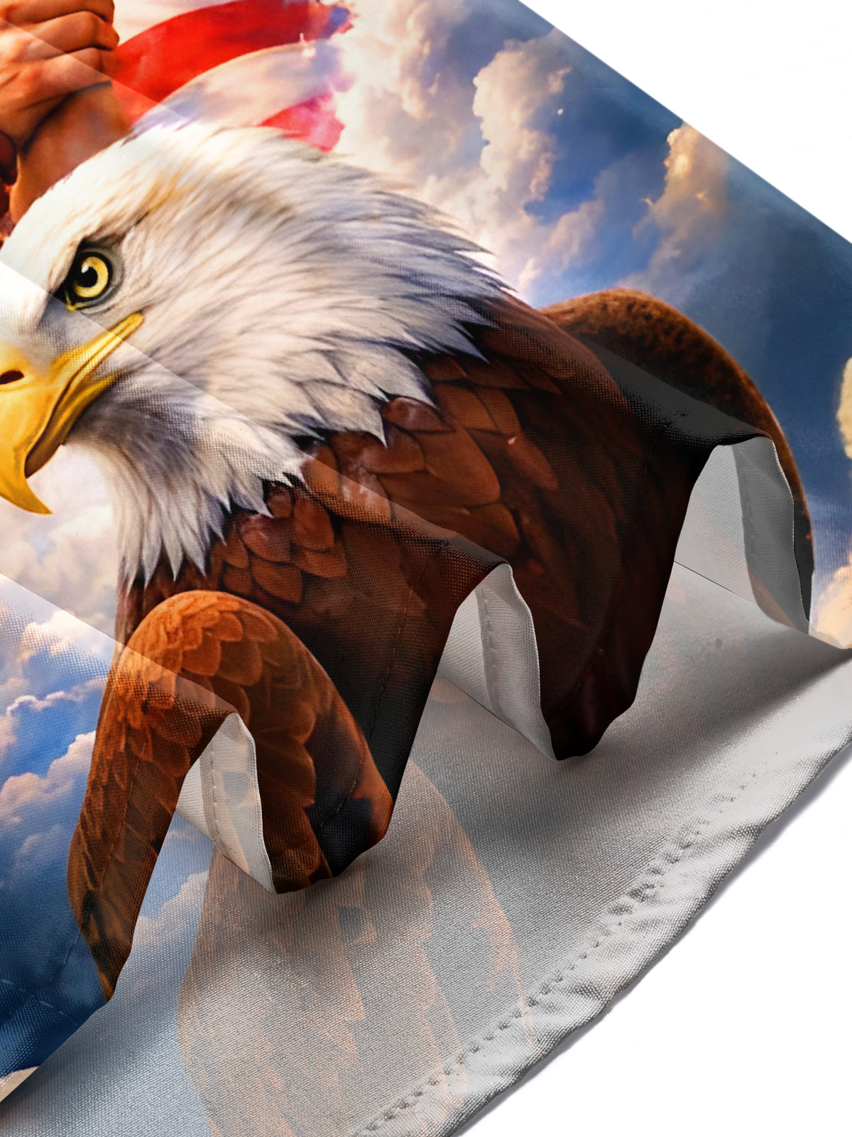 men's eagle print shirt summer vacation