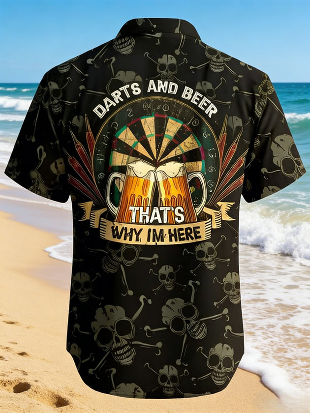 men's fun graphic shirt side view