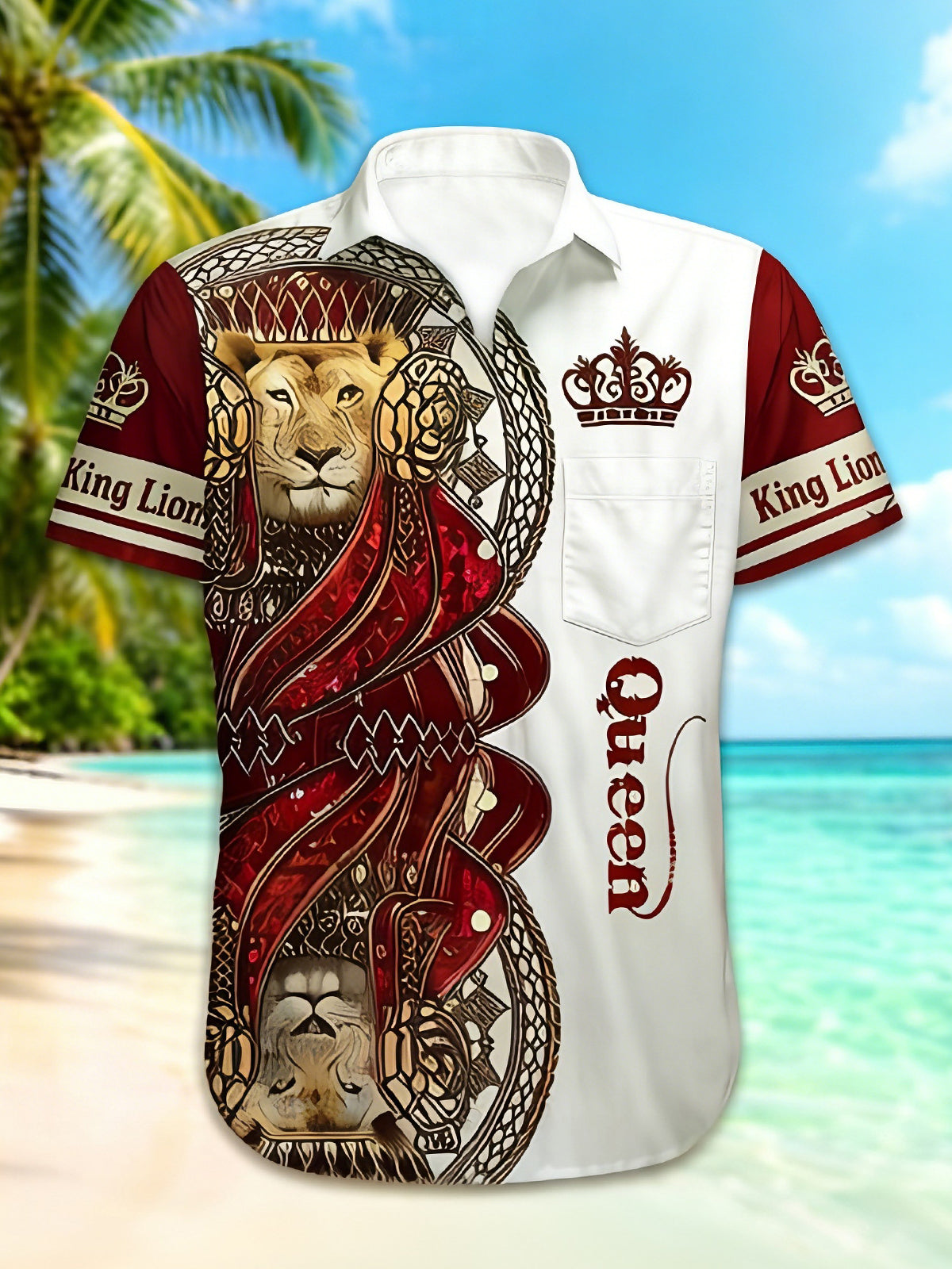 men's pocket shirt back view