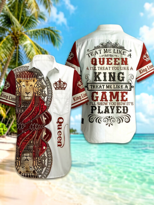 men's shirt front view