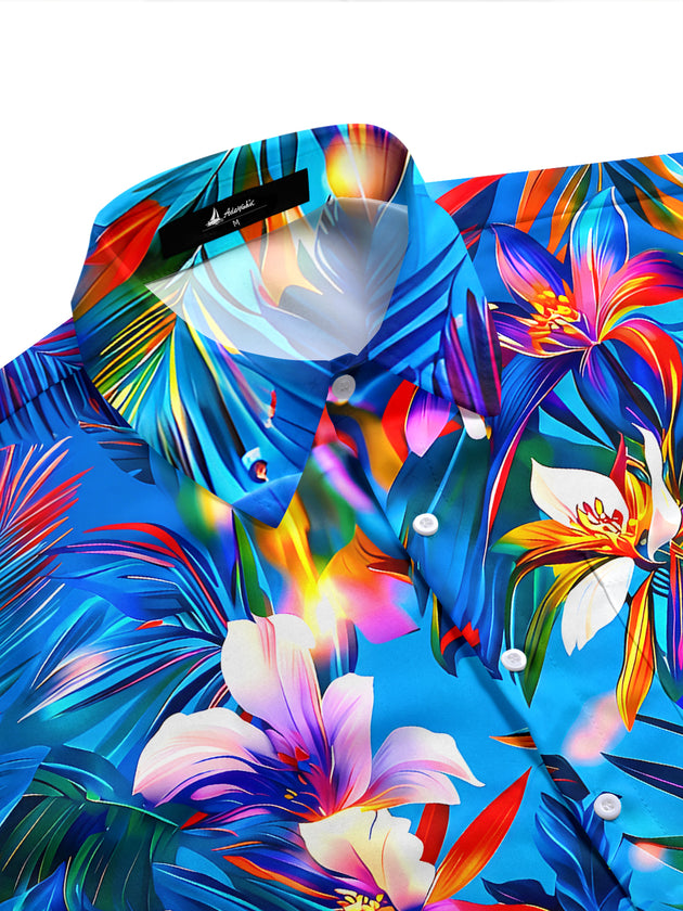 men's tropical shirt side view