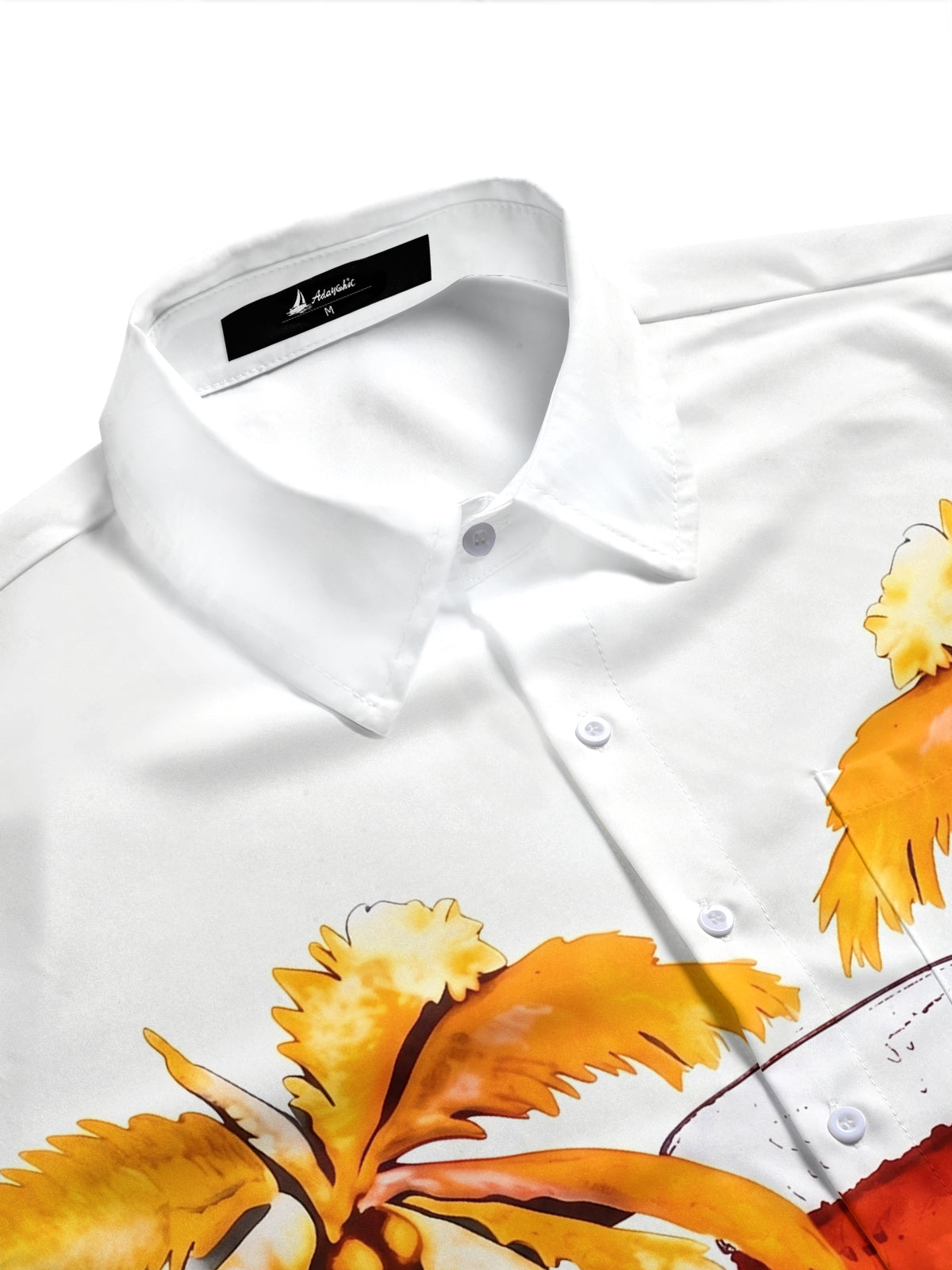 men's tropical shirt side view