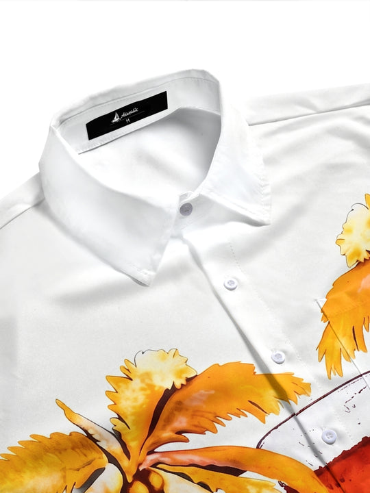men's tropical shirt side view
