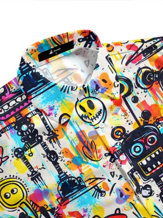 men's tropical shirt side view
