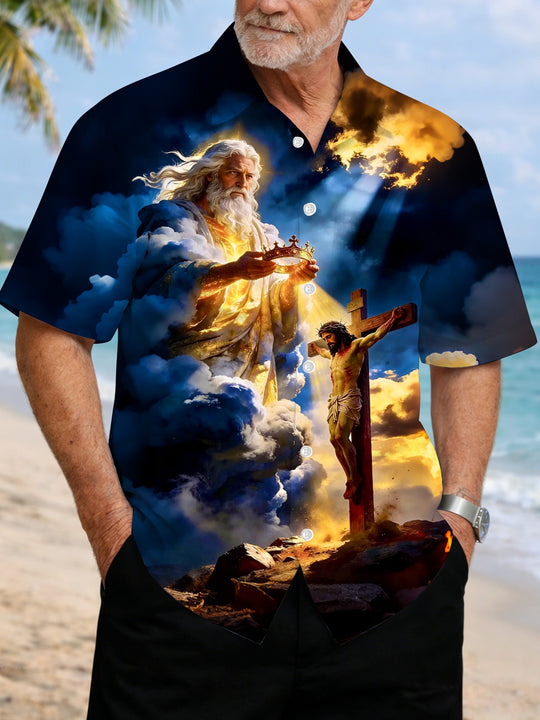men's shirt front view