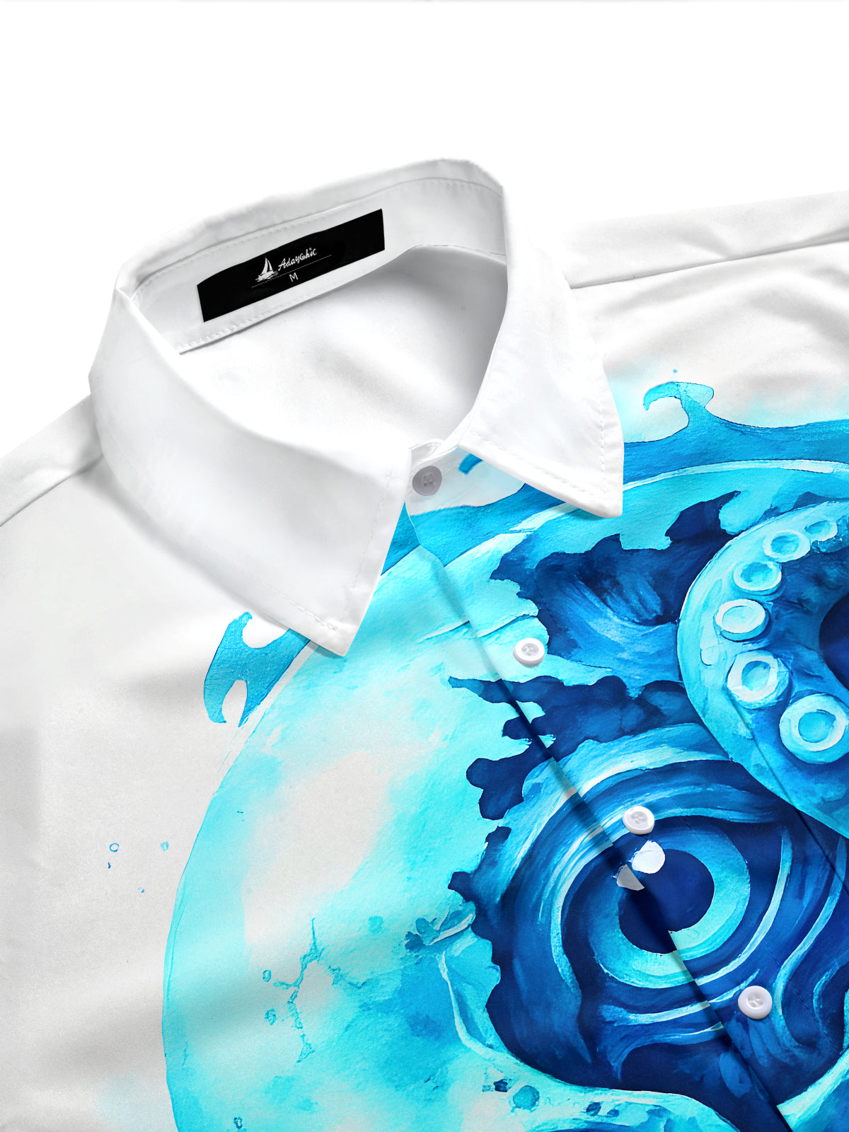men's tropical shirt side view