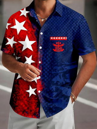 men's shirt front view