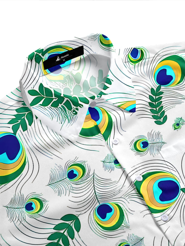 men's tropical shirt side view