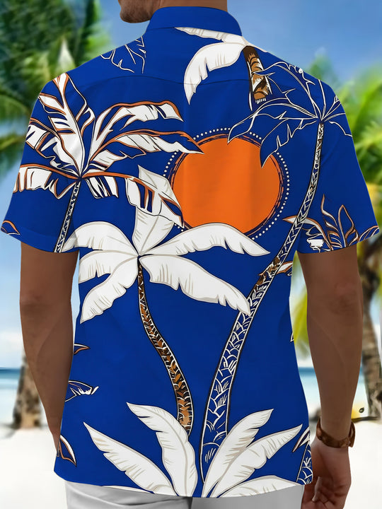 men's aloha shirt back view