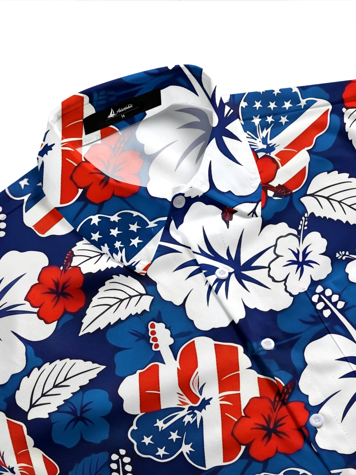 men's botanical shirt side view