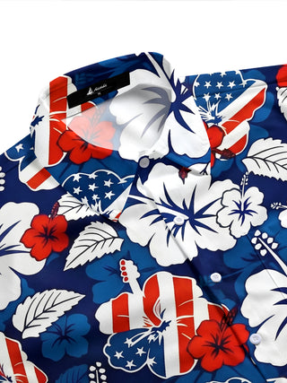 men's botanical shirt side view