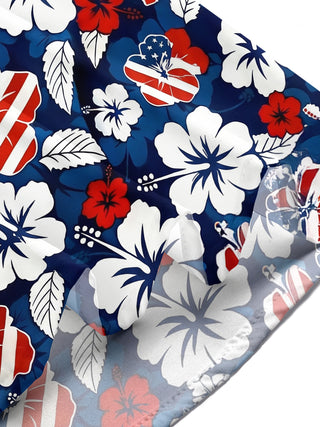 men's floral shirt Independence Day