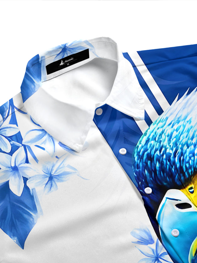 men's botanical shirt side view