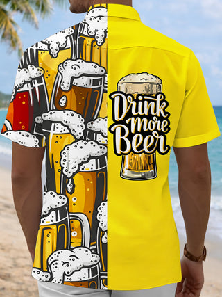 men's aloha shirt back view