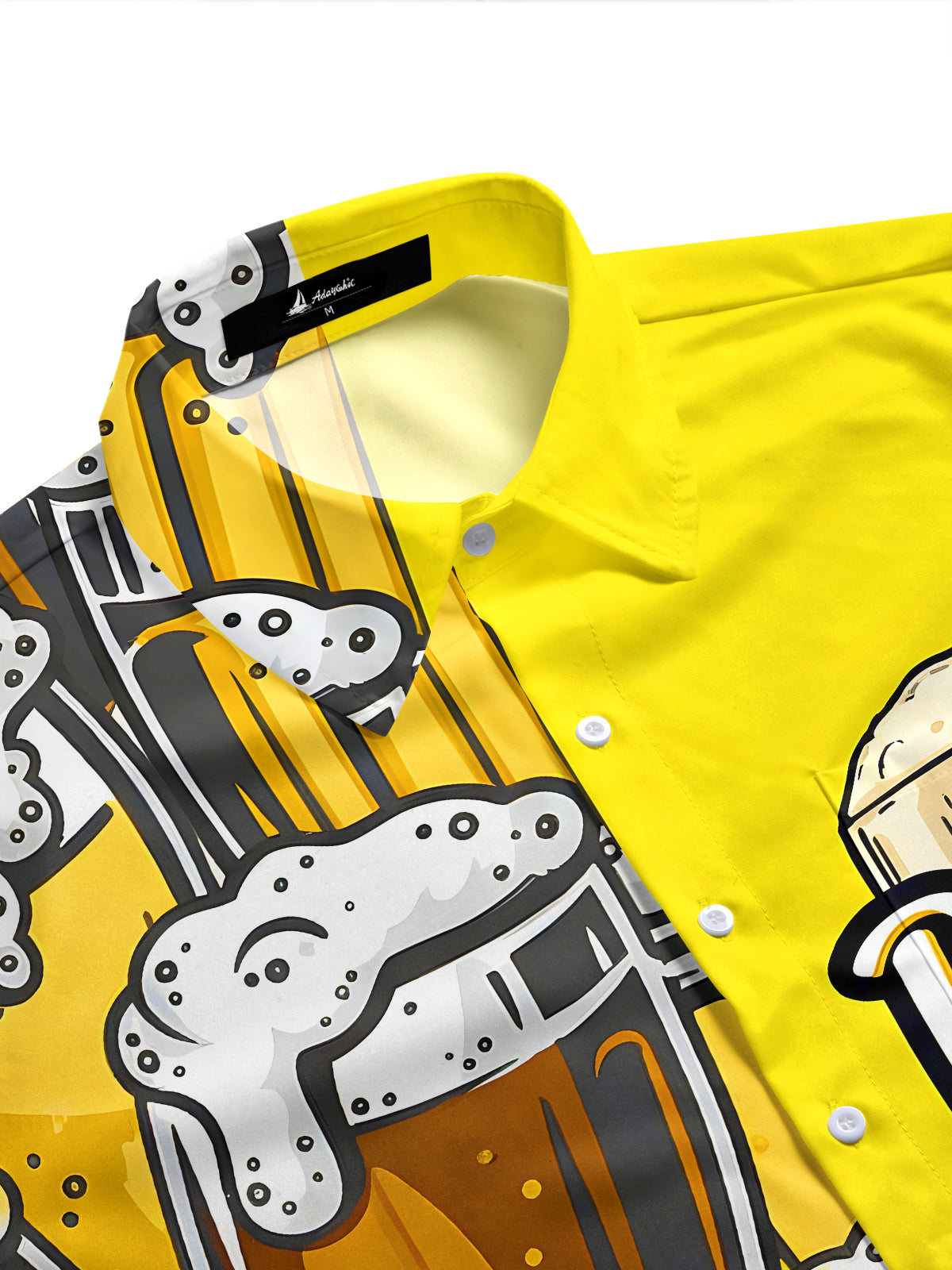 men's tropical shirt side view