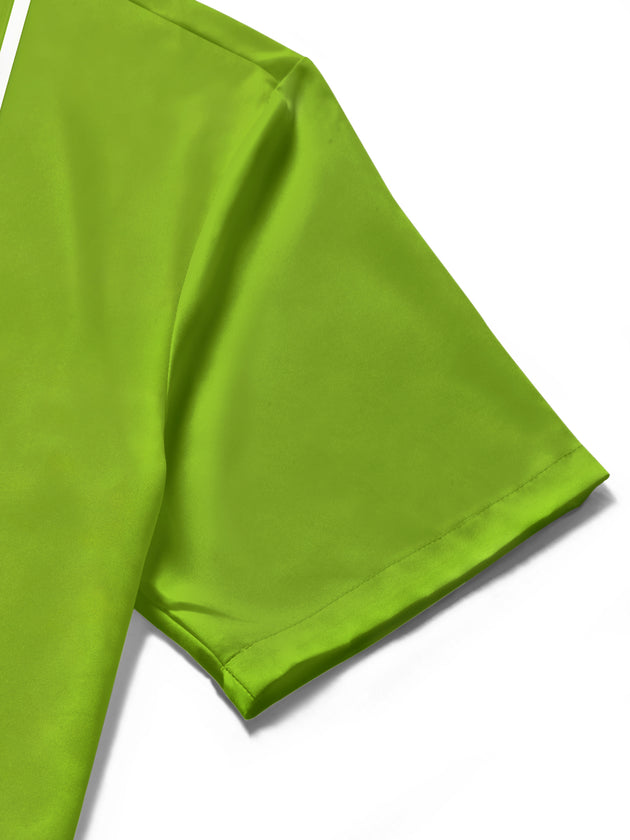 men's Hawaiian shirt close-up short sleeve