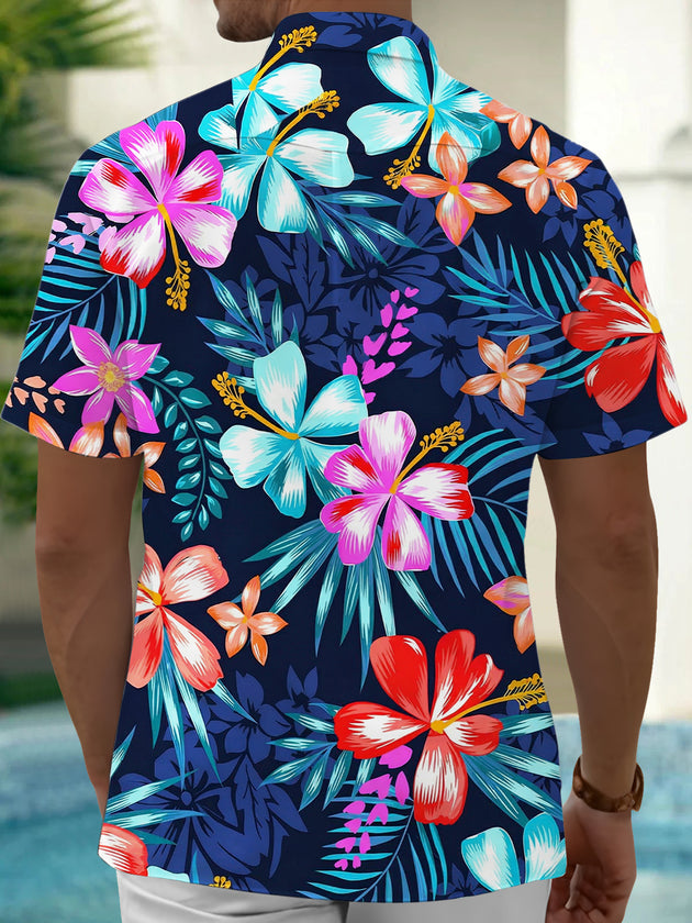 men's aloha shirt back view