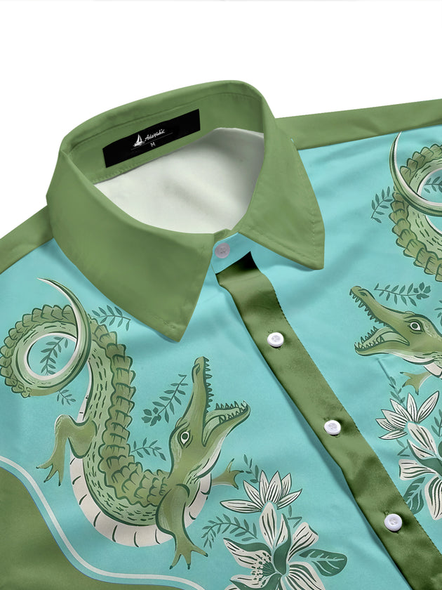 men's tropical shirt side view