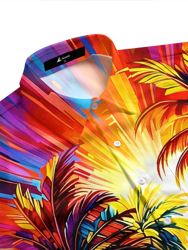 men's tropical shirt side view