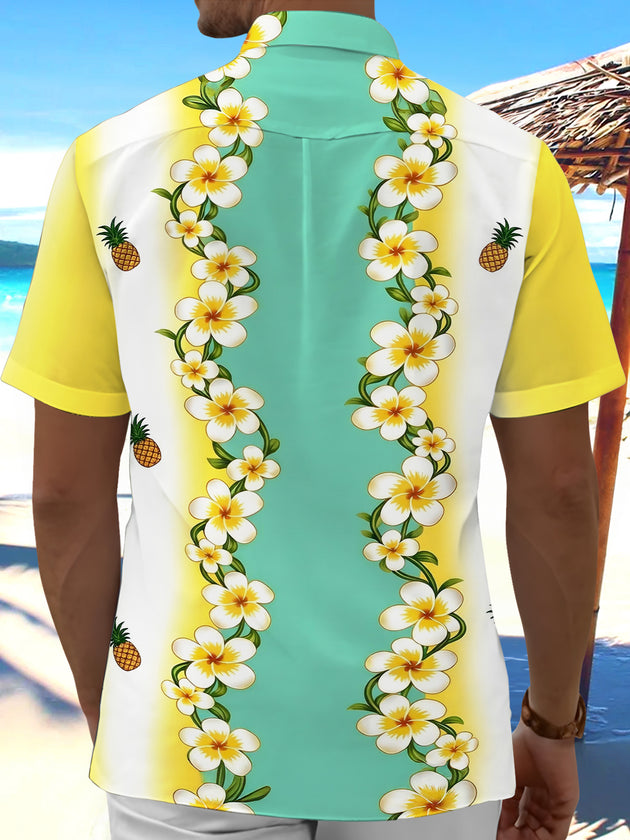 men's aloha shirt back view