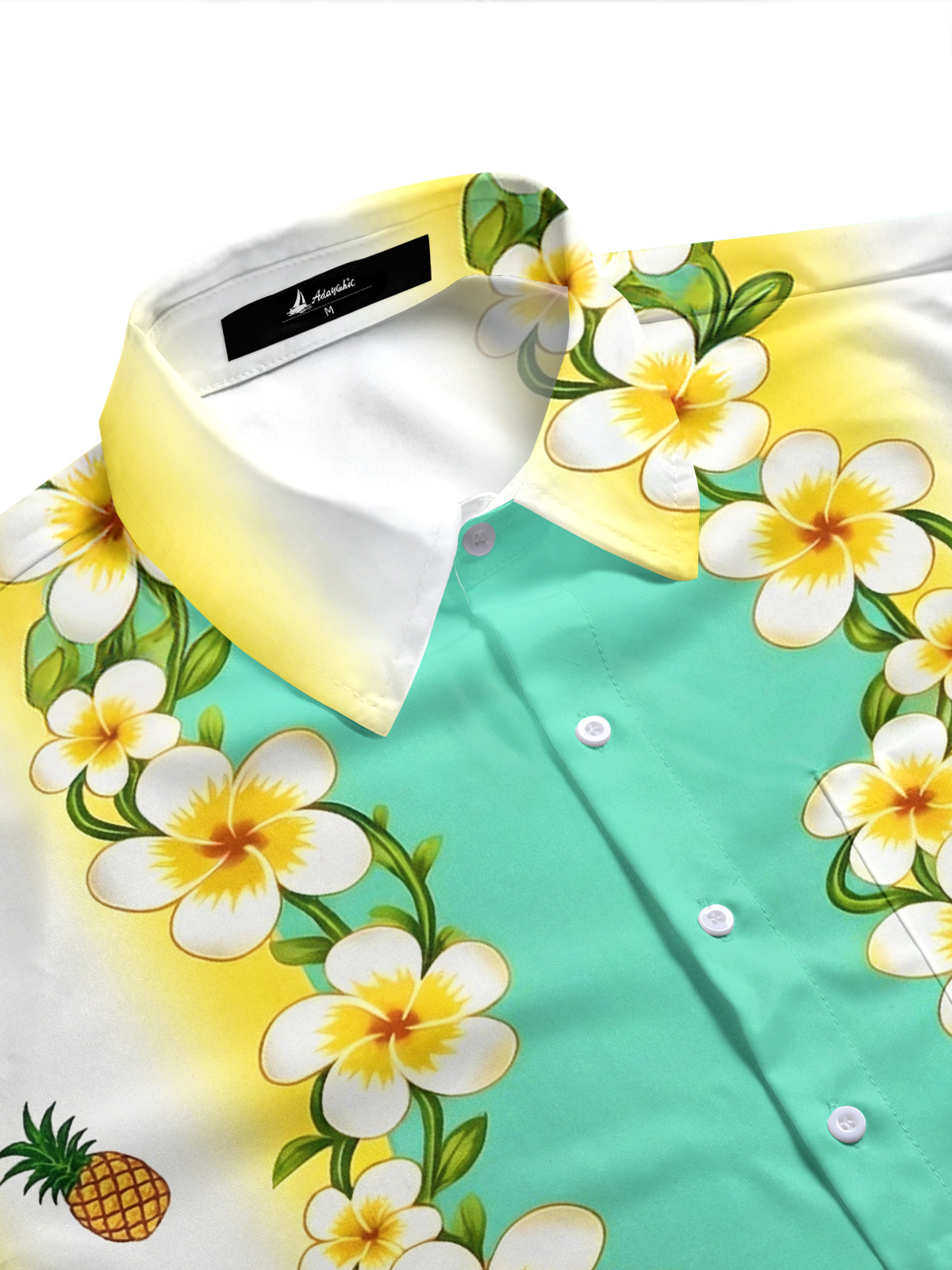 men's tropical shirt side view