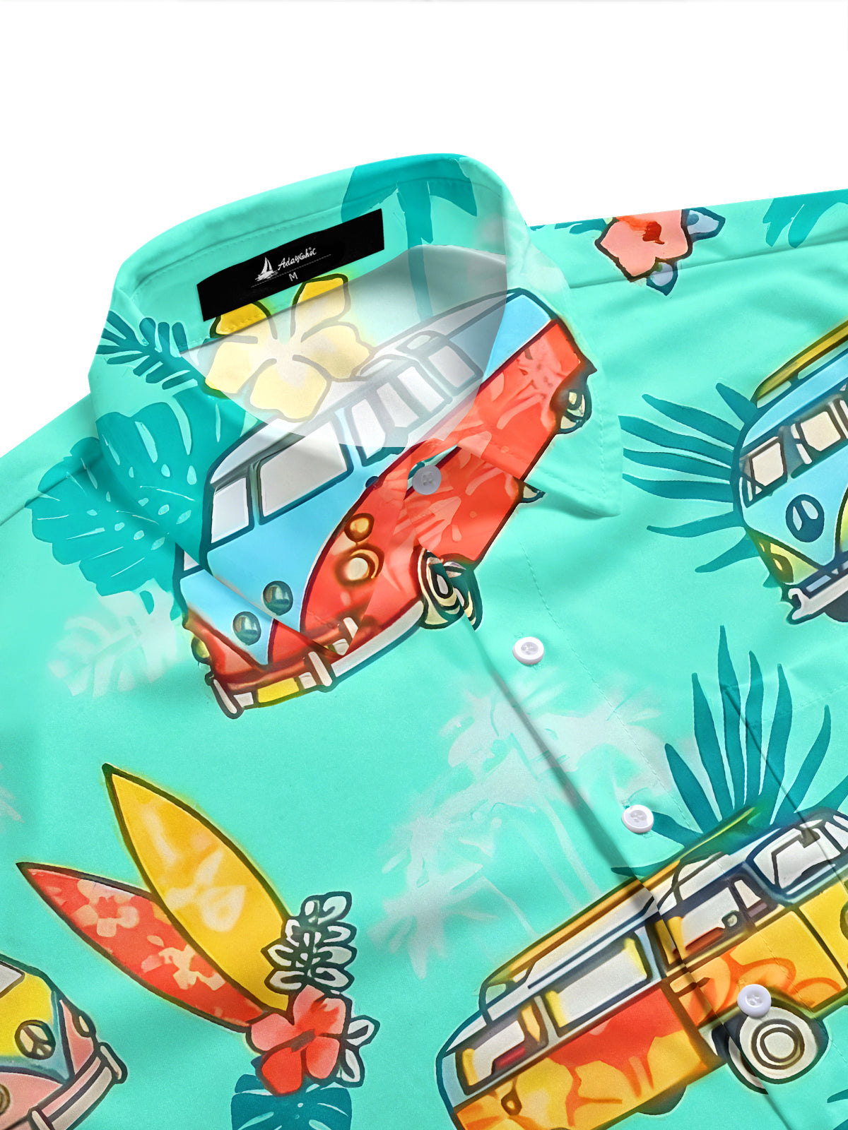 men's short sleeve shirt side view