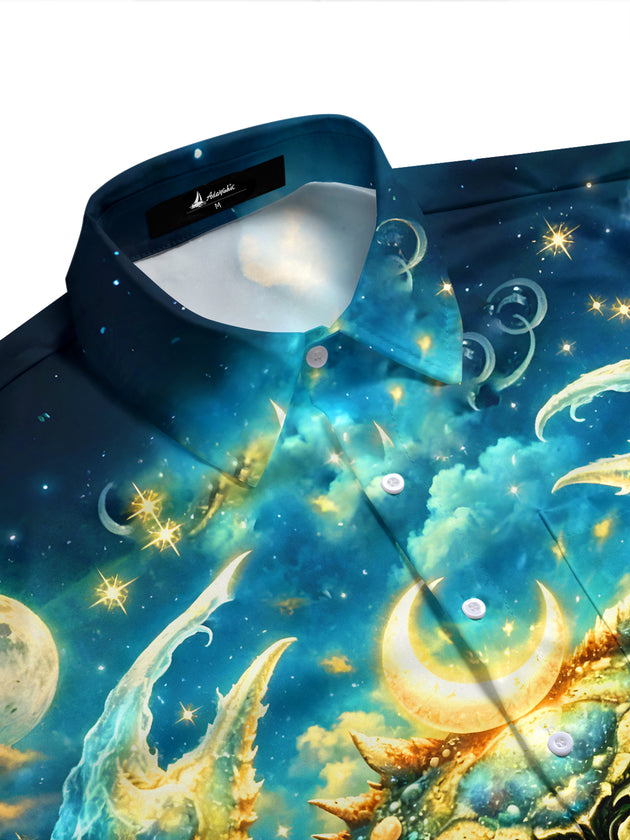 men's short sleeve shirt side view