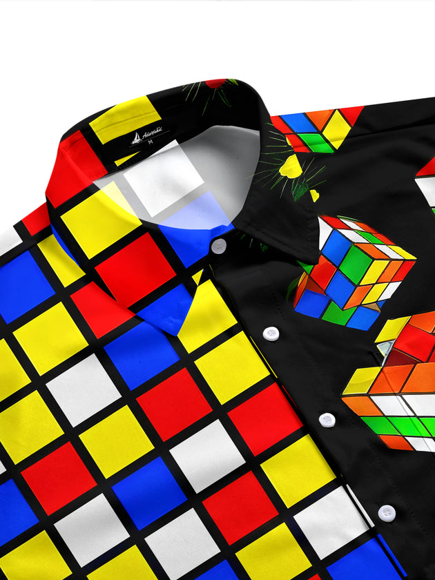 men's tropical shirt side view