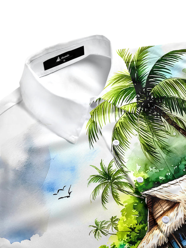men's tropical shirt side view