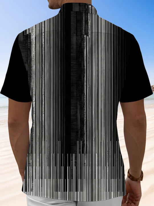 men's pocket shirt back view