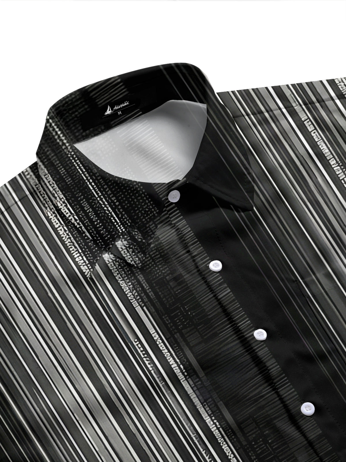 men's short sleeve shirt side view