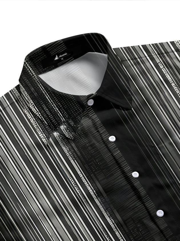 men's short sleeve shirt side view