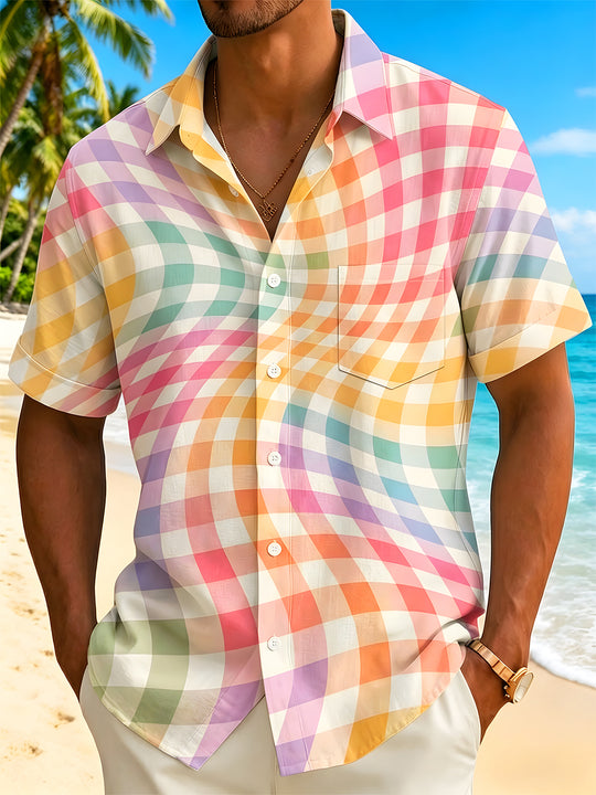 men's shirt front view