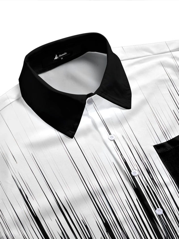 men's short sleeve shirt side view
