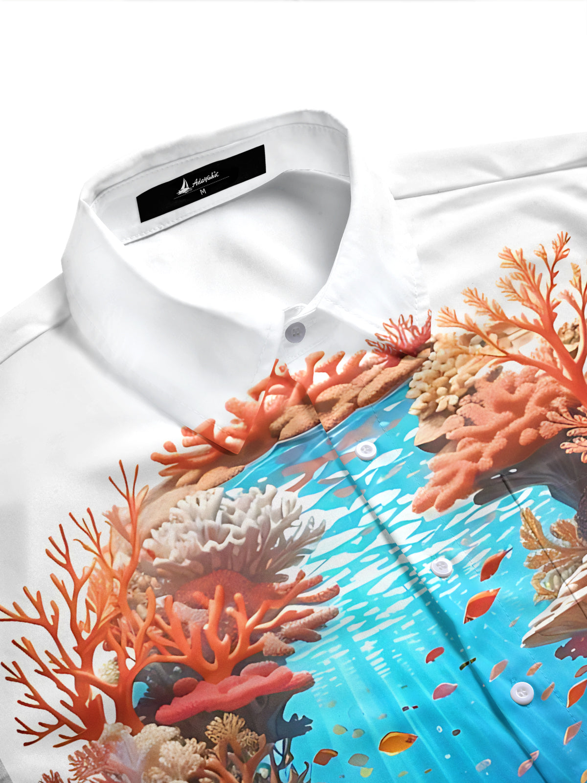 men's short sleeve shirt side view