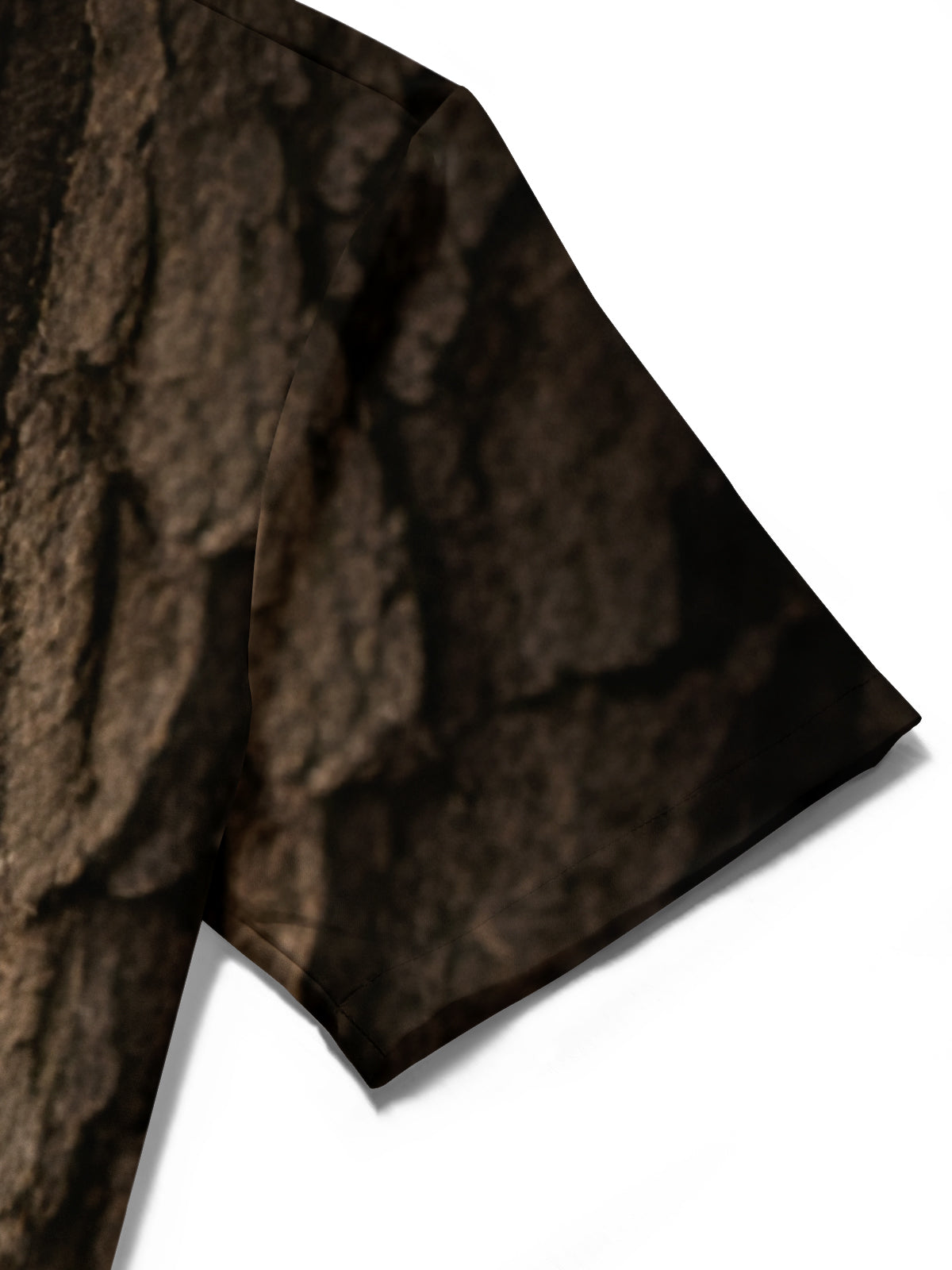 men's printed shirt close-up short sleeve