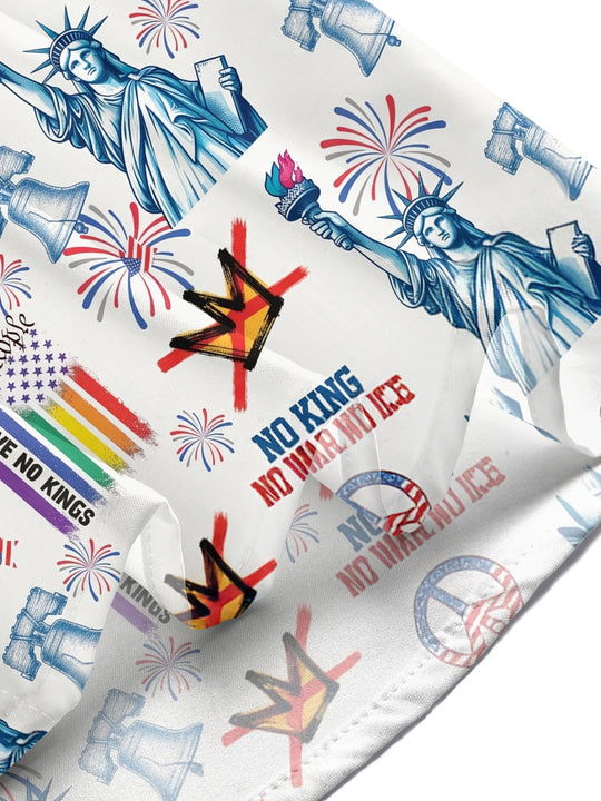 men's printed shirt Independence Day