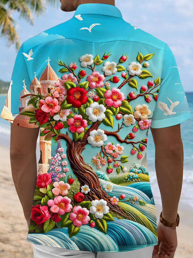 men's pocket shirt back view