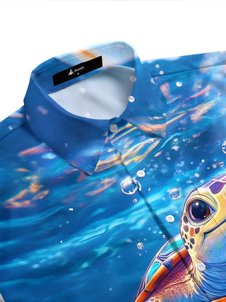 men's tropical shirt side view